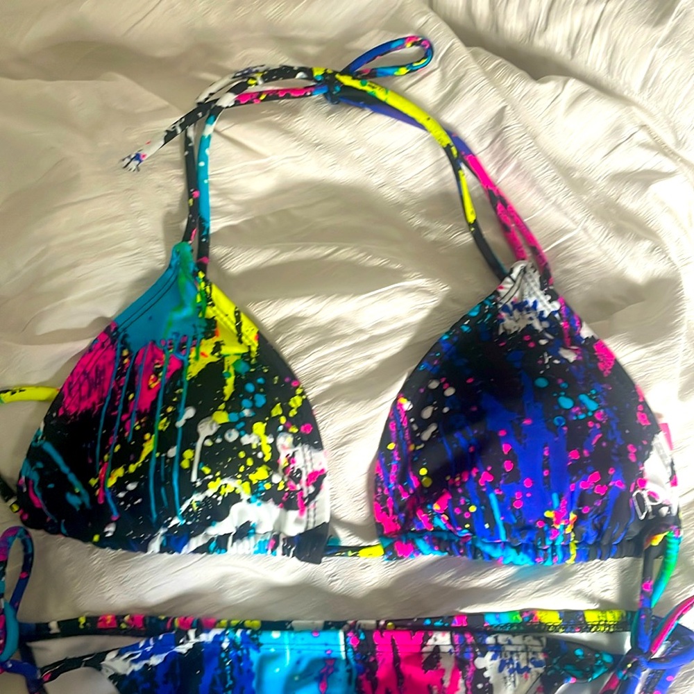 Two piece swimsuit bikini 🔥